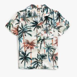Koton Boys Floral Printed Spread Collar Casual Shirt-image-34