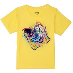 Marvel by Wear Your Mind Boys Yellow Printed T-shirt-picture-32