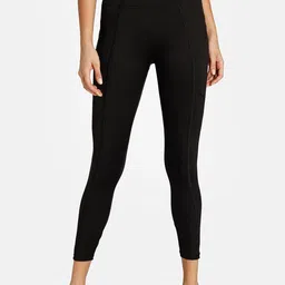 Puma Women Purple & Black Printed Dry Cell Slim High Waist Yoga Leggings-picture-19