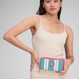 Caprese Striped Zip Around Wallet-image-6