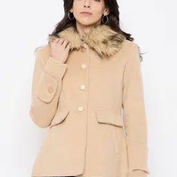 Duke Collared Neck Long Sleeves Overcoat-image-83