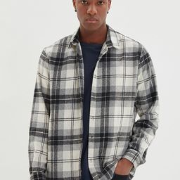 Trendyol Men Grey Tartan Checked Casual Regular Fit Shirt-image-76