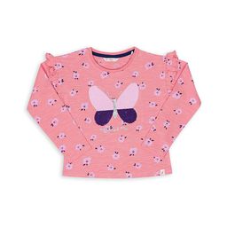 H By Hamleys Girls Floral Printed Cotton T-shirt-image-24