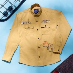 SKY HEIGHTS Boys Opaque Printed Pure Cotton Casual Shirt-image-56