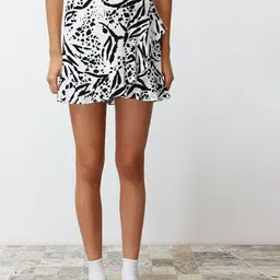 Trendyol Abstract Printed Tulip Skirts-image-18