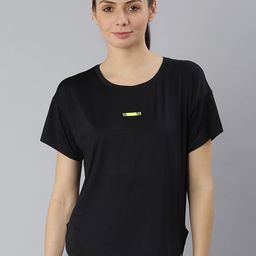 MKH Women Black Dri-FIT Sports T-shirt-image-16