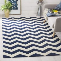 IMRA CARPET Blue Geometric Woollen Carpet-picture-19