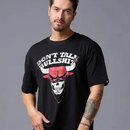 GO DEVIL Typography Printed T-Shirt-image-4