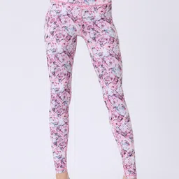 JC Collection Women Mid-Rise Printed Tights-image-91