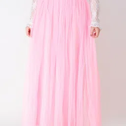 MINOS Flared Maxi Length Skirt-image-41