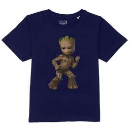 Marvel by Wear Your Mind Boys Navy Blue Printed Applique T-shirt-picture-47
