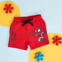 Pantaloons Baby Boys Spider Man Printed Cotton Shorts-picture-45