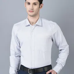 CANOE Self Design Pure Cotton Smart Formal Shirt-image-62