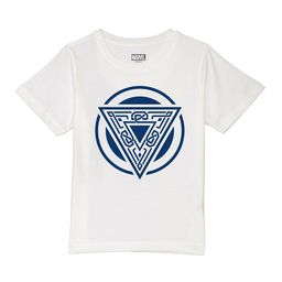 Marvel by Wear Your Mind Boys White Geometric Printed Pure Cotton Round Neck T-shirt-picture-31