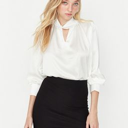 Trendyol Women Black Solid Pure Cotton Pencil Mini Skirt-picture-16