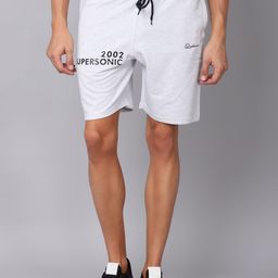 Rodamo Men Grey Slim Fit Sports Shorts-image-56