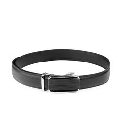 bacca bucci Men Black Leather Belt-image-83