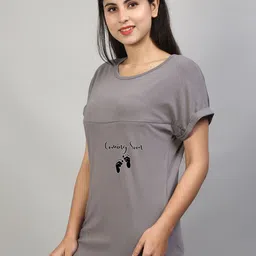 SillyBoom Typography Printed Maternity T-shirt-image-19
