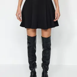 Trendyol Mid-Rise Mini A-Line Skirt-image-0