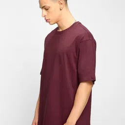 Bewakoof Men Drop Shoulder Sleeves Cotton Oversize T-shirt-picture-1