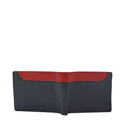 HENEDA Men Navy Blue PU Two Fold Wallet-picture-32