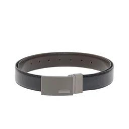 Calvadoss Men Black Textured PU Formal Belt-image-59