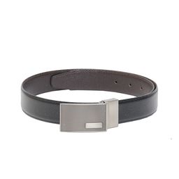Calvadoss Men Black Textured Reversible Formal Belt-image-52