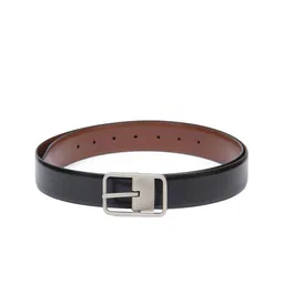 thickskin Men Black & Brown Solid Reversible Belt-image-38