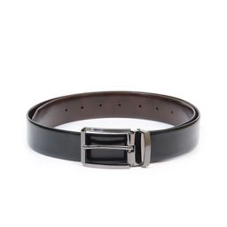 thickskin Men Black & Brown Solid Reversible Belt-image-89