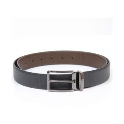 thickskin Men Black Textured Leather Reversible Formal Belt-image-89