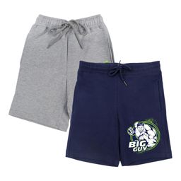 Marvel by Wear Your Mind Boys Set Of 2 Navy Blue &Grey Shorts-image-108