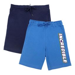 Marvel by Wear Your Mind Boys Pack of 2 Navy Blue & Blue Shorts-image-70