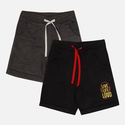 Bodycare Kids Boys Pack Of 2 Mid-Rise Cotton Shorts-19