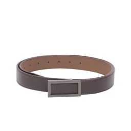 Calvadoss Men Brown Textured PU Belt-image-55