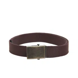 Calvadoss Men Brown Woven Design Cotton Canvas Belt-image-45