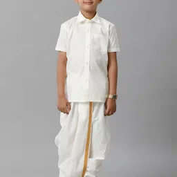 Ramraj Boys Shirt with Dhoti Pants-13