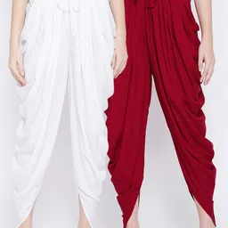 TULIP 21 Women Pack Of 2 Solid Dhoti Pants-picture-20