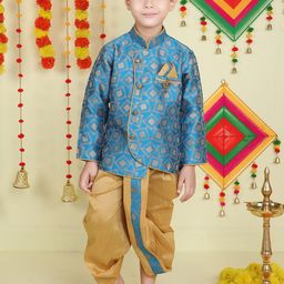 BAESD Boys Regular Kurta with Dhoti Pants-0