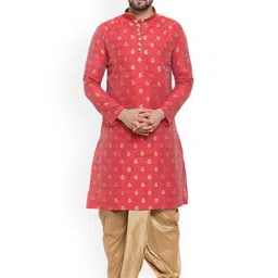 Sydney Heights Men Ethnic Motifs Regular Kurta with Dhoti Pants-picture-34