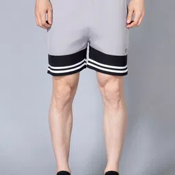 WE PERFECT Men Striped Mid-Rise Shorts-picture-44