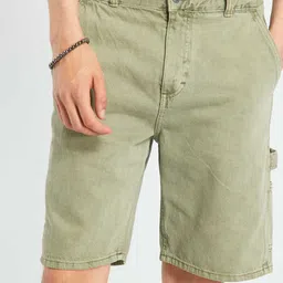 KIABI Men Regular Fit Mid Rise Shorts-picture-53