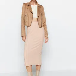 Trendyol Pencil Shaped Midi Skirts-image-5