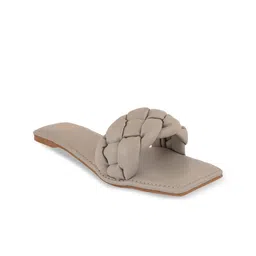 pelle albero Women Grey Open Toe Flats-image-22