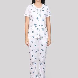 evolove Conversational Printed Pure Cotton Night Suit-image-94