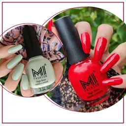 MI FASHION Set of 2 Extreme High Gloss Nail Polish Lacquer with Pro Stay Formula-15ml each-7