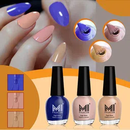 MI FASHION Set of 3 High Shine Vernis A Ongles Nail Polish 15ml Each - 765, 766, 770-image-77