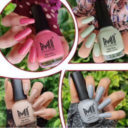 MI FASHION Set of 4 Extreme High Gloss Nail Polish Lacquer with Pro Stay Formula-15ml each-26