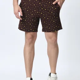BAESD Men Conversational Printed Loose Fit High-Rise Cotton Regular Shorts-picture-3