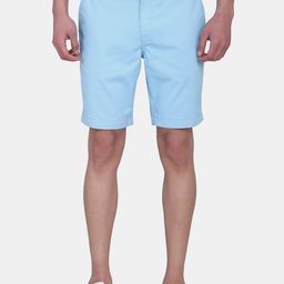 Blackberrys Men Blue Slim Fit Cotton Shorts-image-13