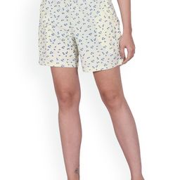 BAESD Women Printed High-Rise Pure Cotton Shorts-image-48